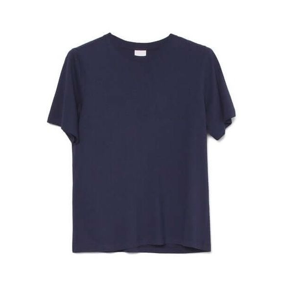 Classic Tee in Indigo by Kowtow - Picture 4 of 4